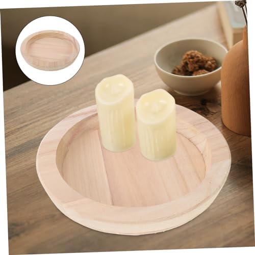 Elegantly Decorate Your Space with Cabilock Wooden Candle Holder