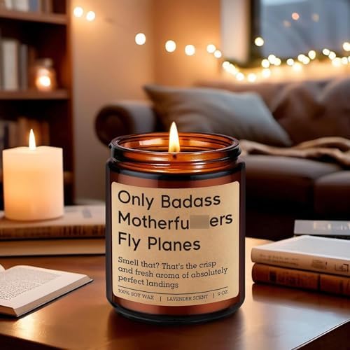 GSPY Scented Candle - Pilot Gifts for Men Women