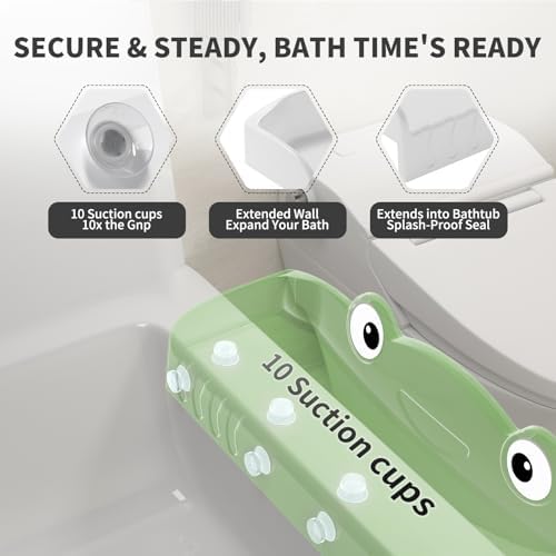 Splash Guard for Bathtubs Water Resistant Play Tray for Kids