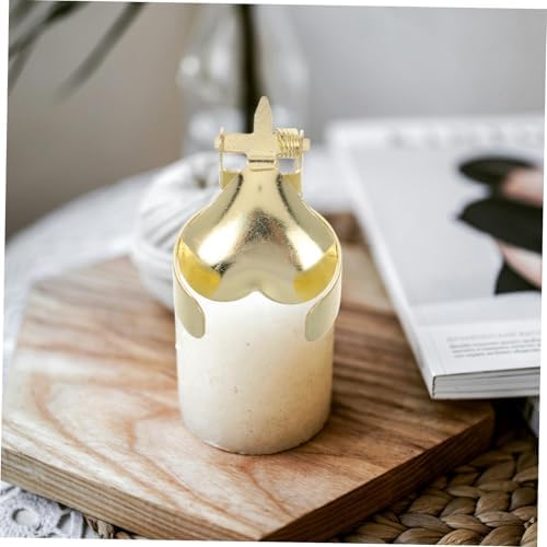 2-Piece Heart Shaped Metal Candle Sniffer Decorative Wick Extinguisher
