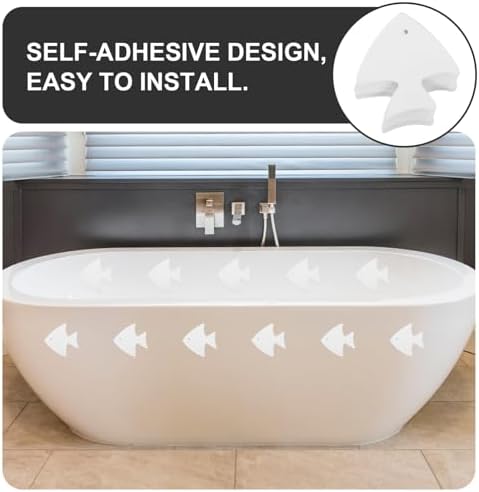 MAGICLULU Bathtub Anti Slip Stickers 12pcs Fish Shape Decals
