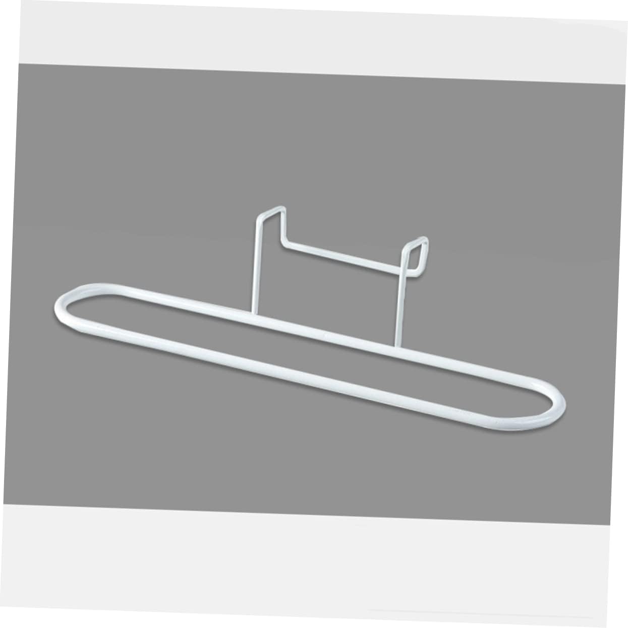 Alipis 2pc Towel Holder Rack Organizer Space-Saving Design Black White