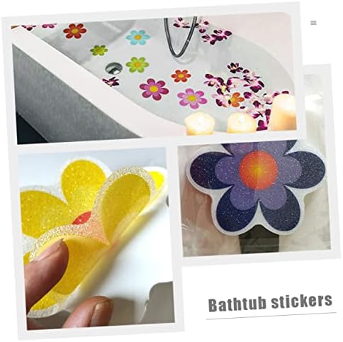Wakauto 1Set Sunflower Non Skid Bathtub Stickers