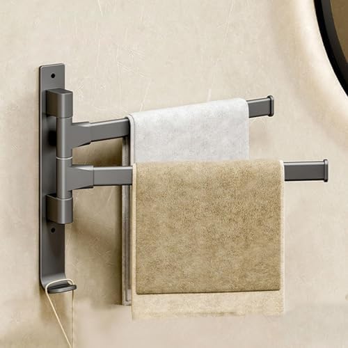 4-Arm Swivel Towel Rack