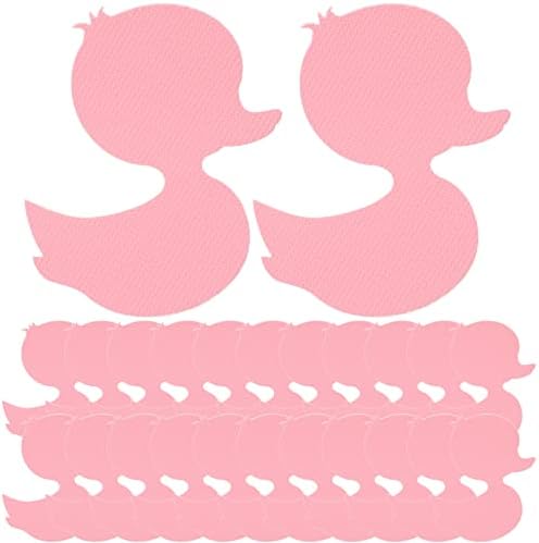 24-Piece Pink Non-Slip bathtub stickers