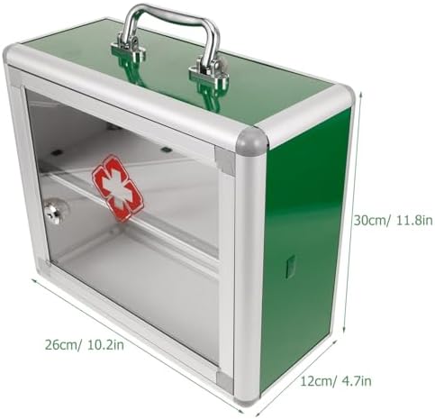 Wall Mounted First Aid Medicine Cabinet for Home and Public Spaces