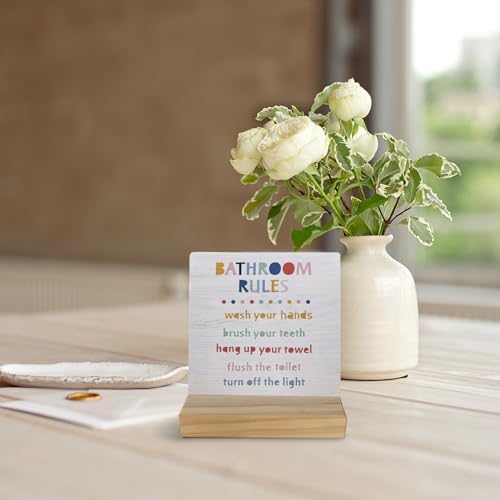 Stylish Wooden Desk Sign for Kids
