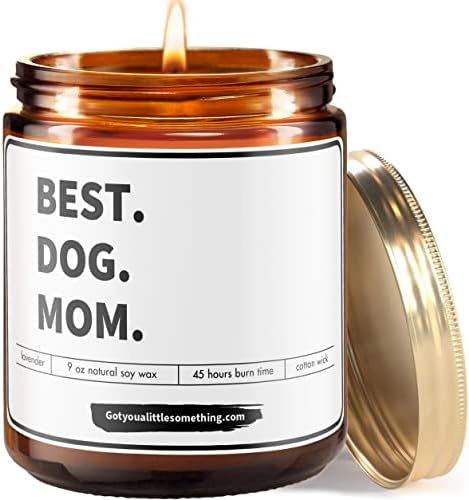 Dog Mom Gifts for Women - Lavender Scented Candle