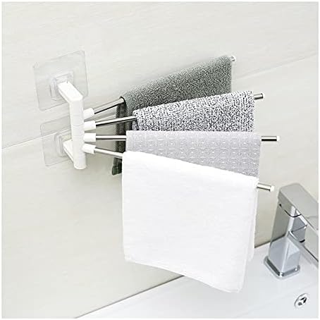 Towel Rail Rack Swivel Towel Holder for Bathroom Kitchen