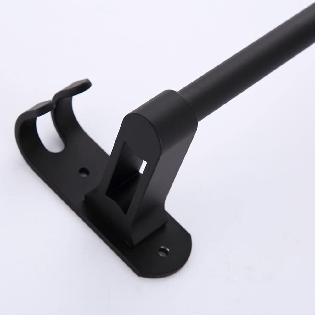 European Design Black Single Pole Towel Rail