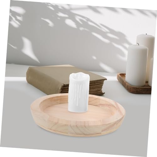 Elegantly Decorate Your Space with Cabilock Wooden Candle Holder
