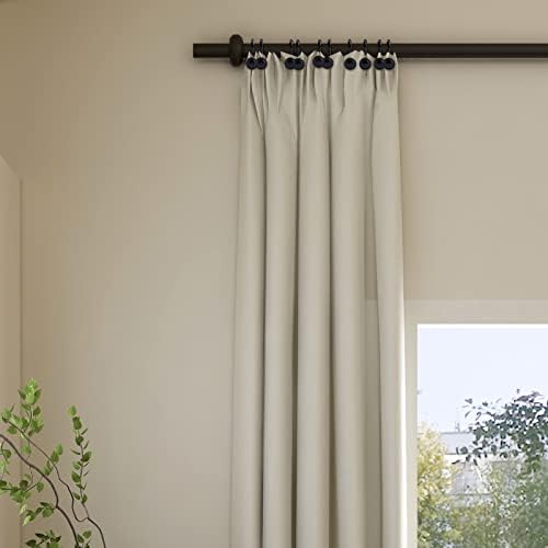 DIBALIYI Rust Proof Metal Shower Curtain Hooks Set of 12