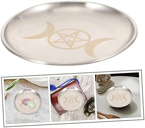 Pentagram Altar Candle Plate