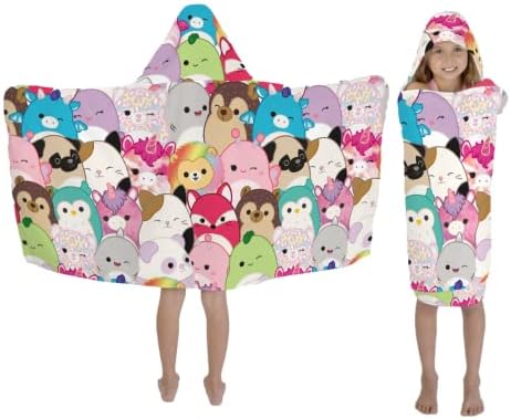 Franco Squishmallows Hooded BathWrap for Kids
