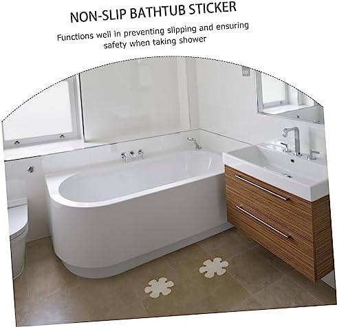 PRETYZOOM Tub Slip Grip Stickers Flower Shape Non-Slip Bathtub Floor Stickers