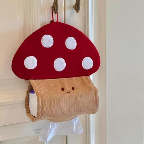 Cute Mushroom Toilet Paper Holder Perfect for Home or Office Use