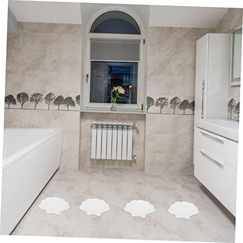 Cabilock 1 Set Shell Shape Non Skid Bathtub Decals for Safety