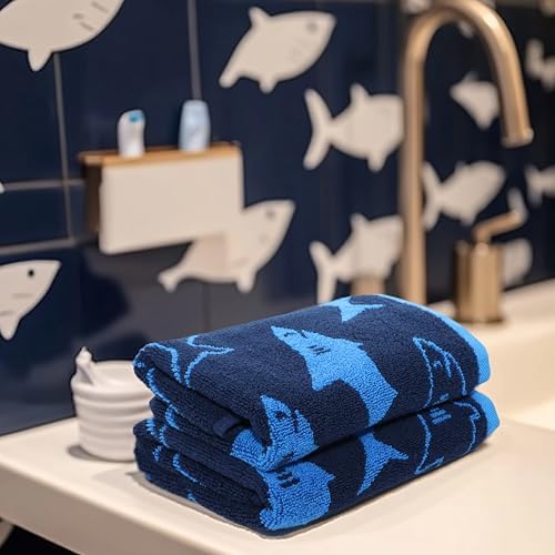 6-Piece bath towel set for kids