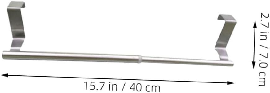 Stainless Steel Space-Saving Towel Rack for Bathroom Kitchen