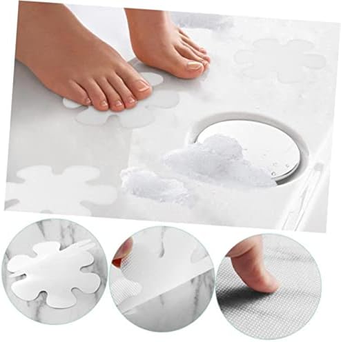 LIFKOME 20Pcs Non-Slip Bathtub Stickers Self Adhesive Round Flower Bath Appliques