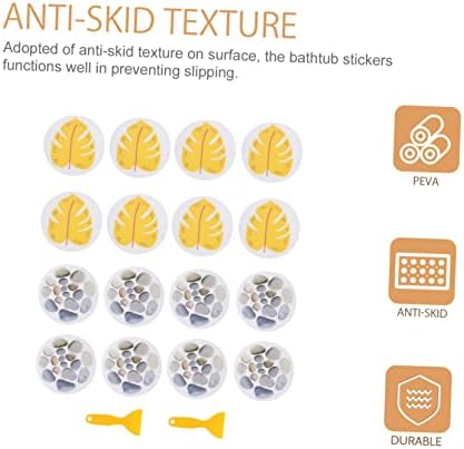 2 Sets Skid Stickers for Bathroom Bathtub and Shower Anti-Slip Decals
