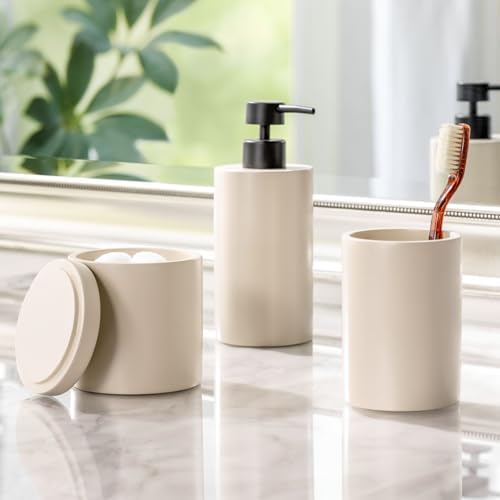 3-Piece Bathroom Vanity Accessory Set for Modern Aesthetics and Functionality