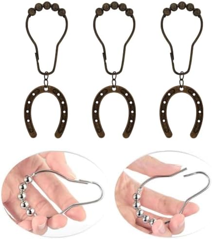 12-Piece Horseshoe Shower Hooks