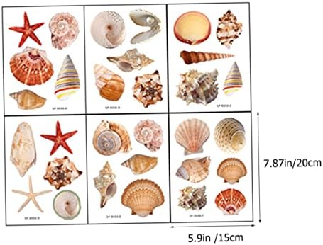 Marine Shell Bathtub Stickers Safe Style for Home Bathroom