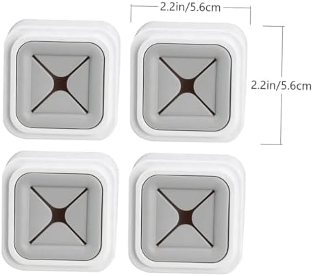 HEALLILY 4Pcs Space-Saving Towel Holder for Bathroom and Kitchen