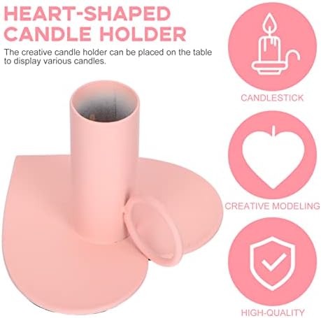 Cabelock Heart-Shaped Candle Stand - Portable Candle Rack