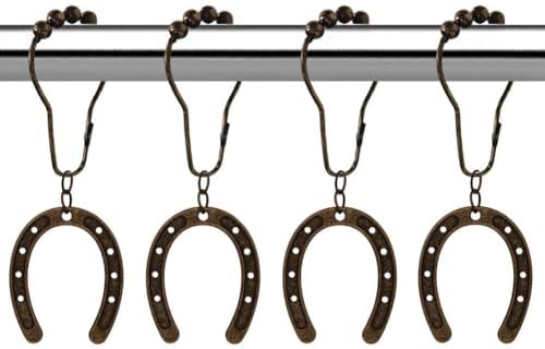 12-Piece Horseshoe Shower Hooks