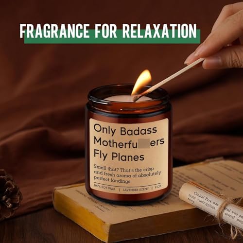 GSPY Scented Candle - Pilot Gifts for Men Women