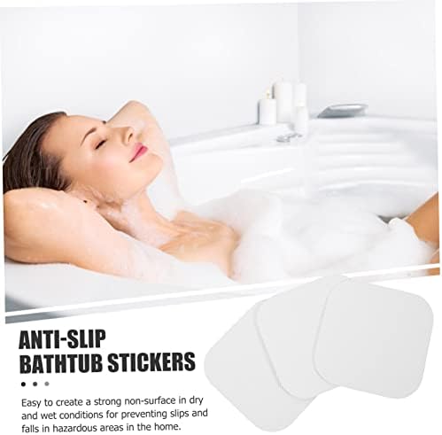 24Pcs Square Non Slip Bathtub Stickers for Safety Adhesive