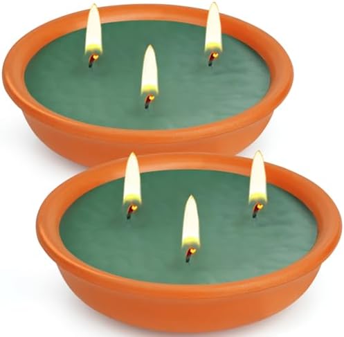 Citronella Candles Outdoor Double Pack