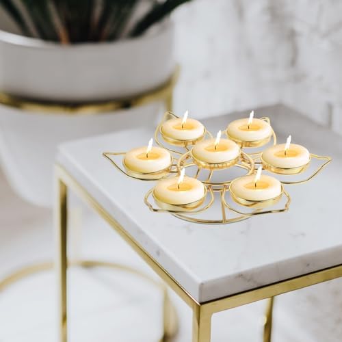 Luxshiny Elegant Lotus Candle Holder for Home Decor