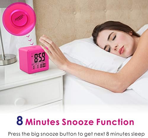Plumeet Digital Kids Alarm Clock with Snooze