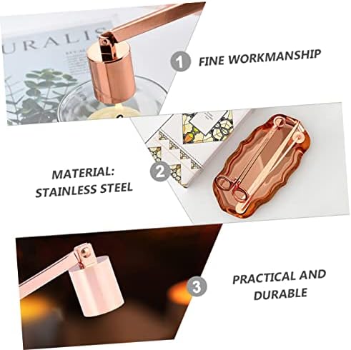 JAJKAFCL Candle Wick Cutter Set 4-Piece Stainless Steel Trimmus Nativity Gift Set