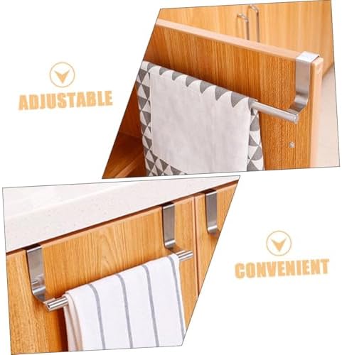 Stainless Steel Space-Saving Towel Rack for Bathroom Kitchen