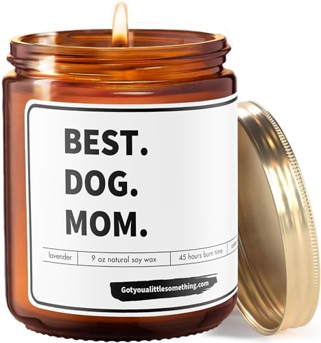 Dog Mom Gifts for Women - Lavender Scented Candle
