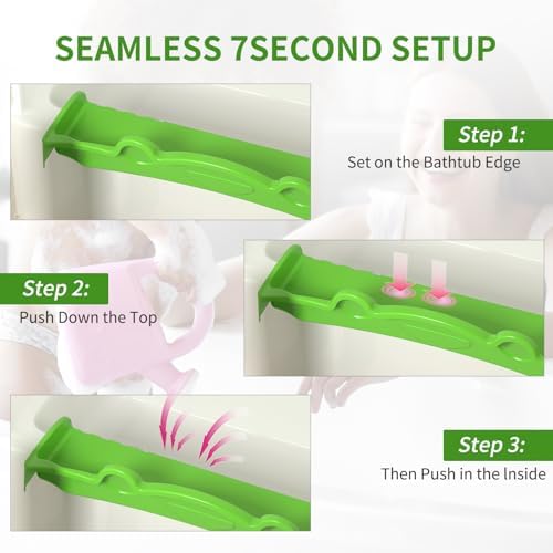 Splash Guard for Bathtubs Water Resistant Play Tray for Kids
