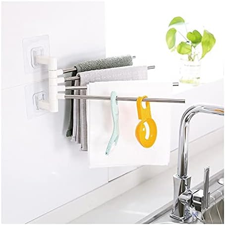 Towel Rail Rack Swivel Towel Holder for Bathroom Kitchen