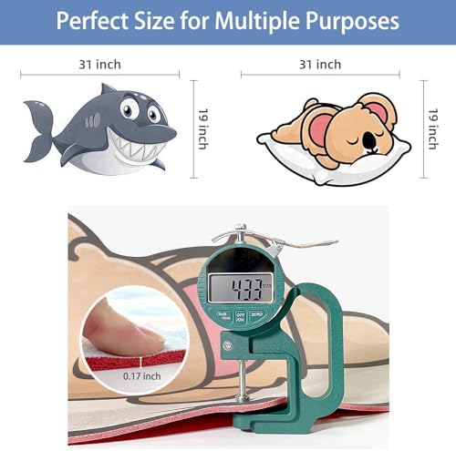 Stopsad Ceramic Non-Slip Koala Bath Mat for Kids