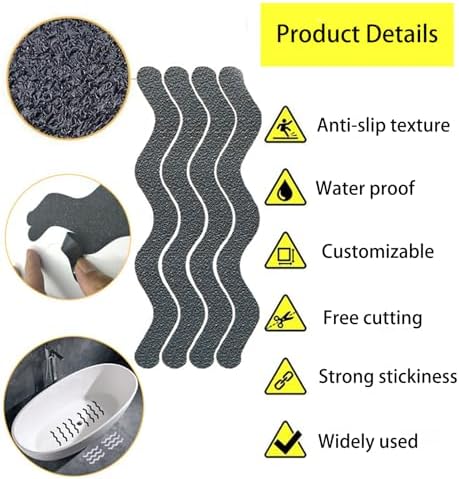 Non-Slip bathtub stickers for safe family use