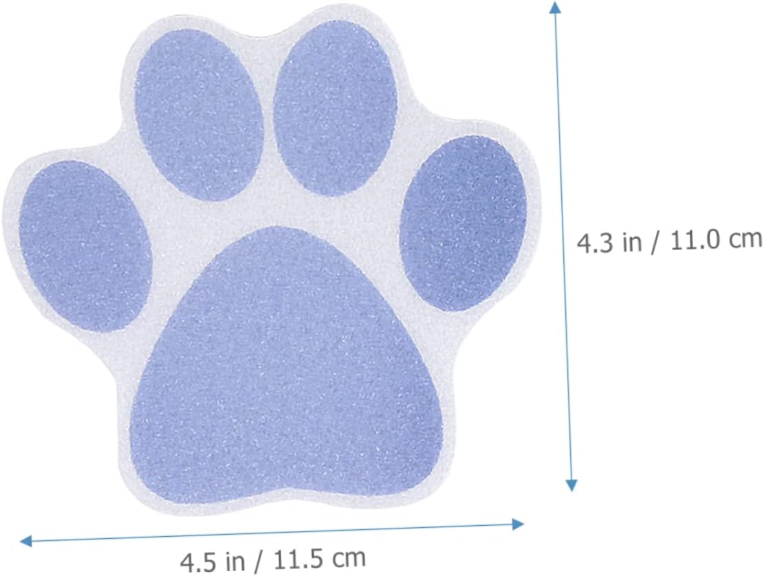 Shower Paws Non-Slip Bath Stickers 10pcs Waterproof Decals