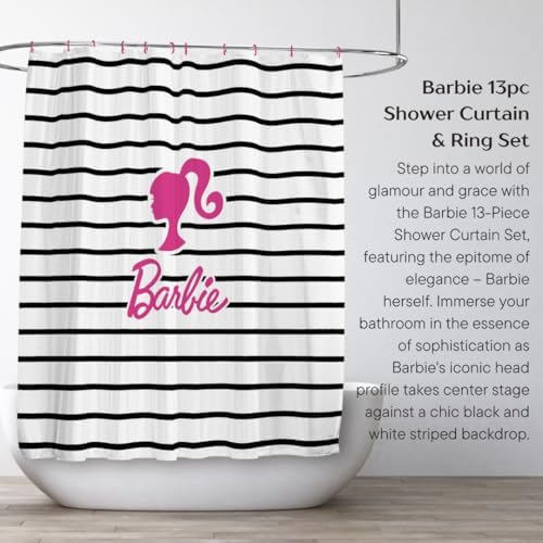 Franco Barbie Glam 13 Piece Shower Set