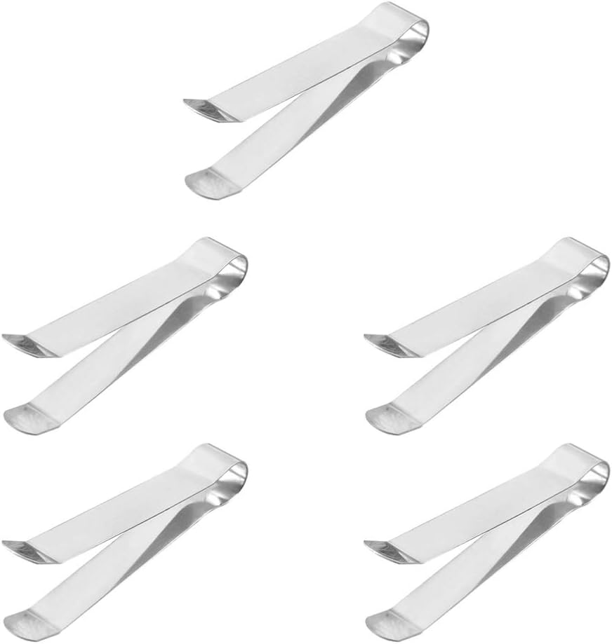 5-Piece Metal Clips Stainless Steel Wick Trimmer Candle Extinguisher Set