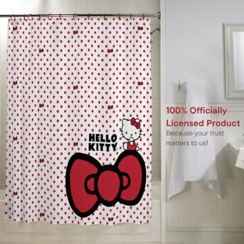 Franco Hello Kitty 12-Piece Shower Curtain Set