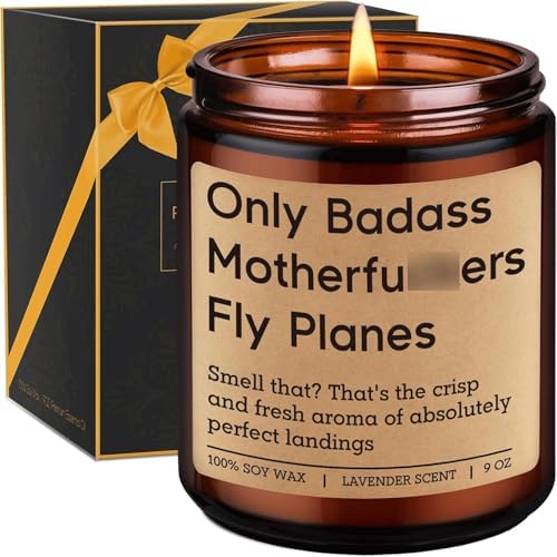 GSPY Scented Candle - Pilot Gifts for Men Women