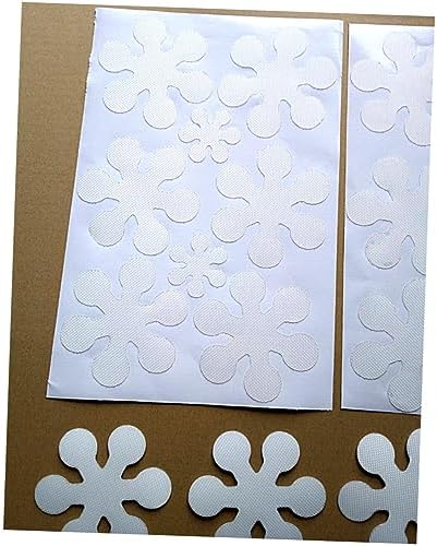 Slipproof Bath Mat with 8pcs Snowflake Non-Skid Stickers