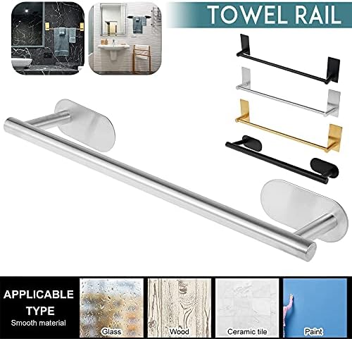 Stainless Steel Towel Rail for Bathroom - Easy Install Durable